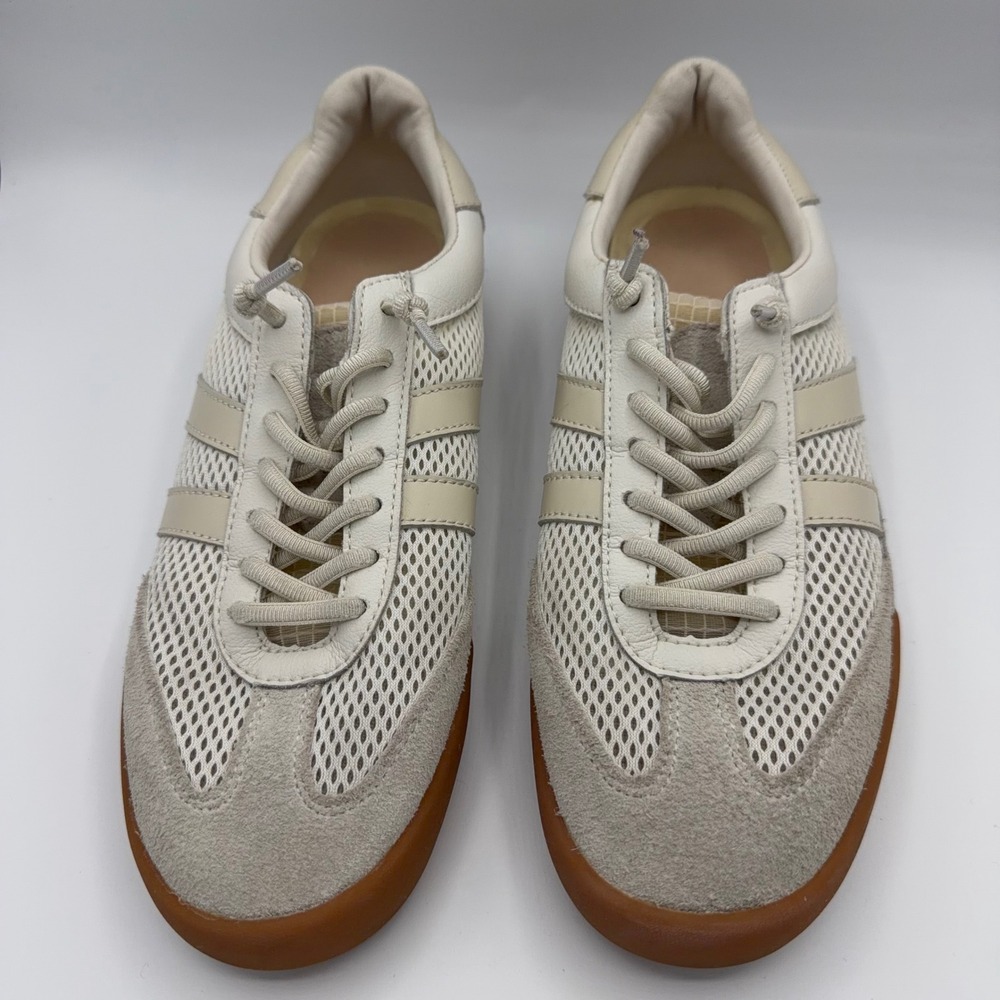Steve Madden Sneakers Womens 8.5 Verdict Mesh and Suede Gum Sole Low Profile